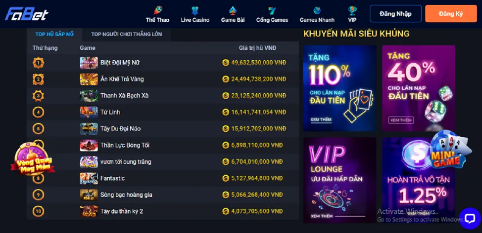 Ưu đãi VIP km1888b
